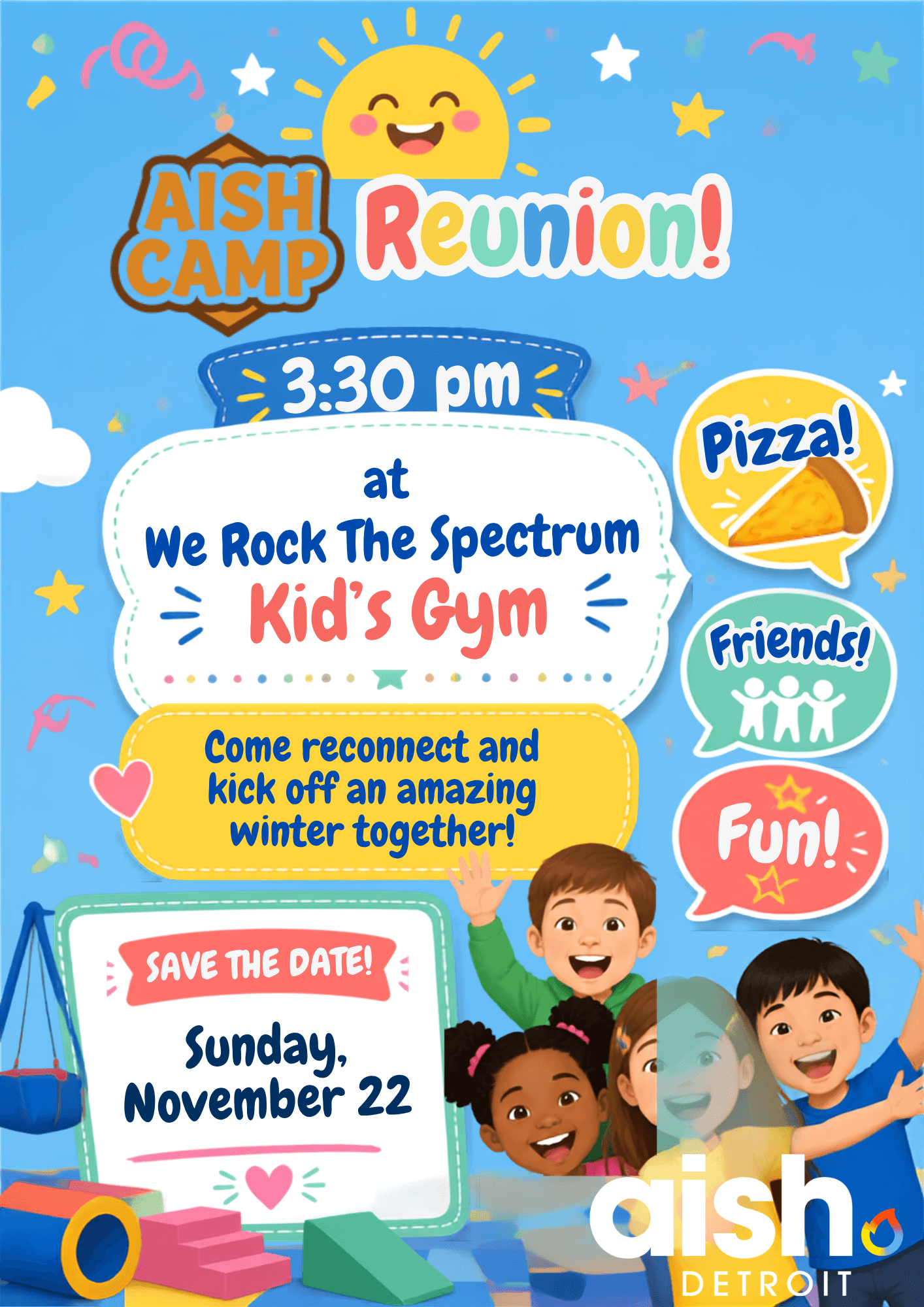 Aish Camp Reunion flyer